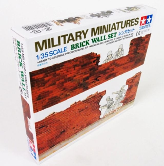 Tamiya Brick Wall Set (Cihlové zdi) 1/35